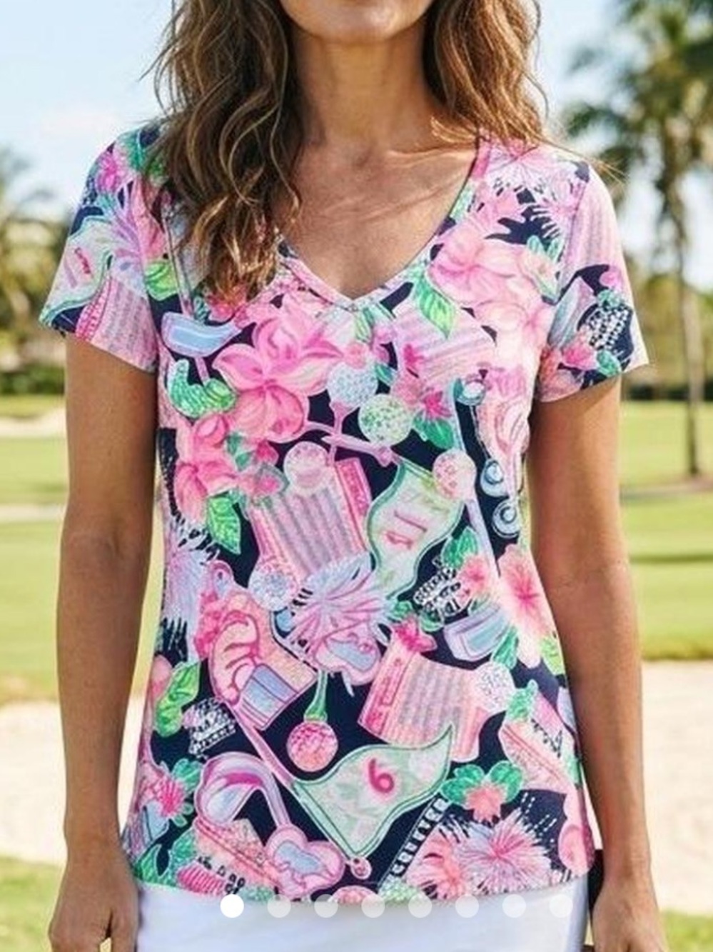 Lily Pulitzer golf Honda Classic shirt xxs